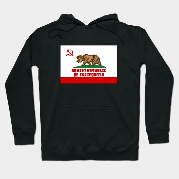 Soviet Republic of California Hoodie by Runesilver